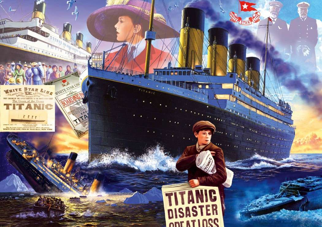Bardzo ładny plakat Titanica puzzle online