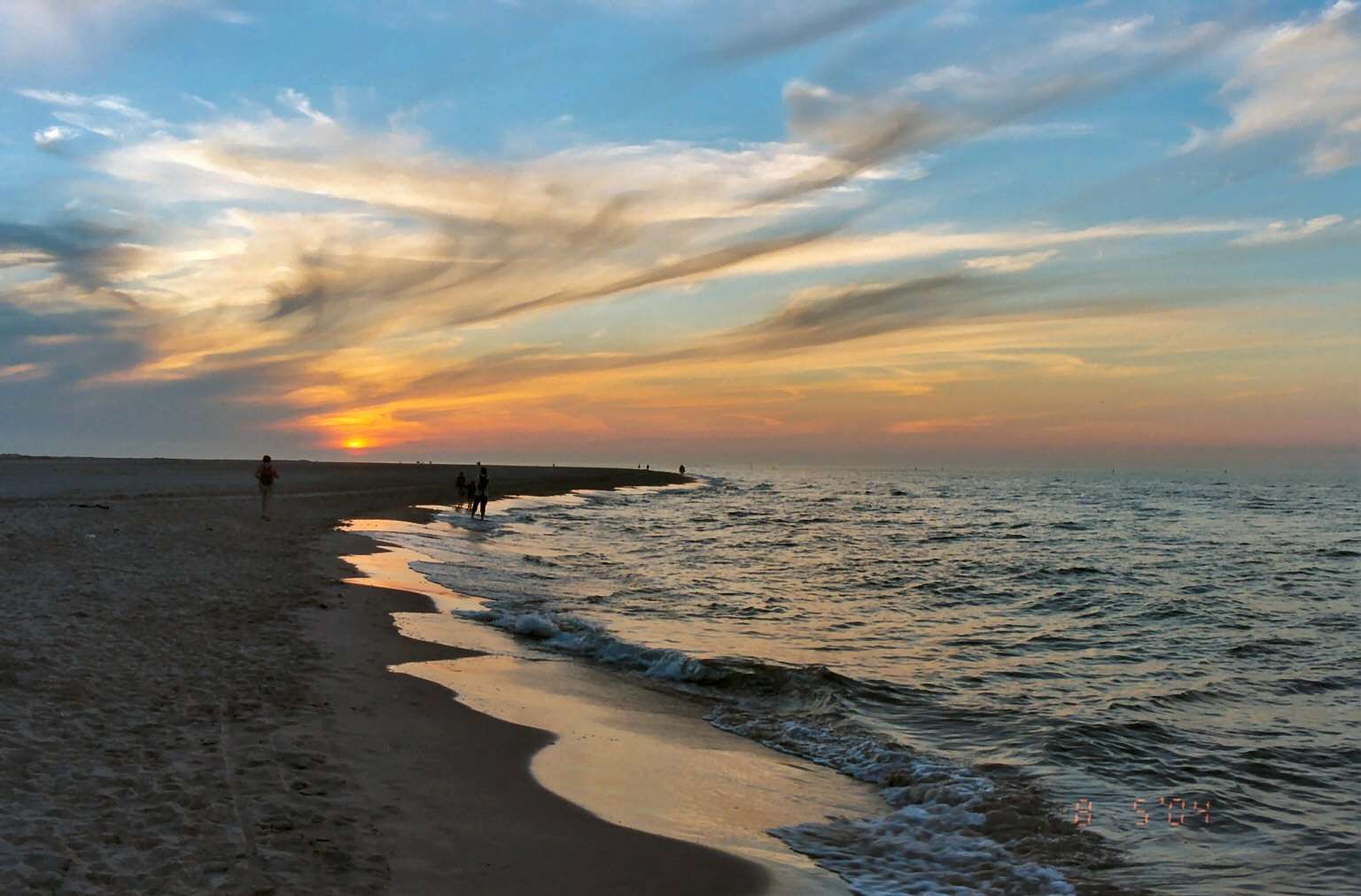 Solnedgang Toppen Jylland puzzle online