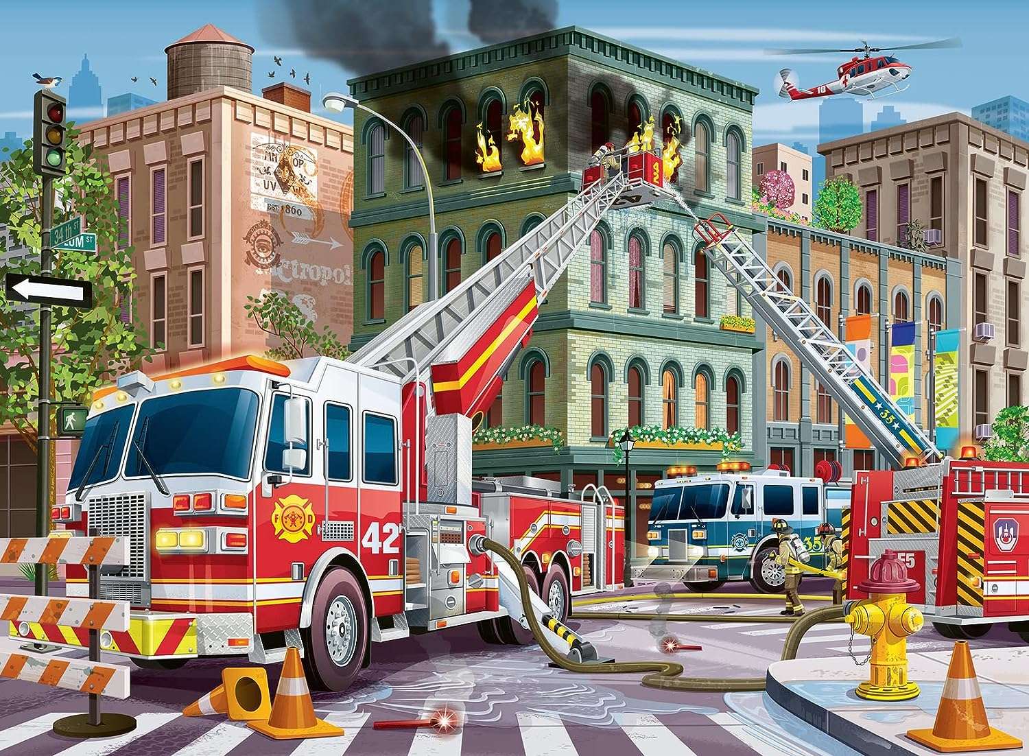 Zwolnij strażaków! puzzle online