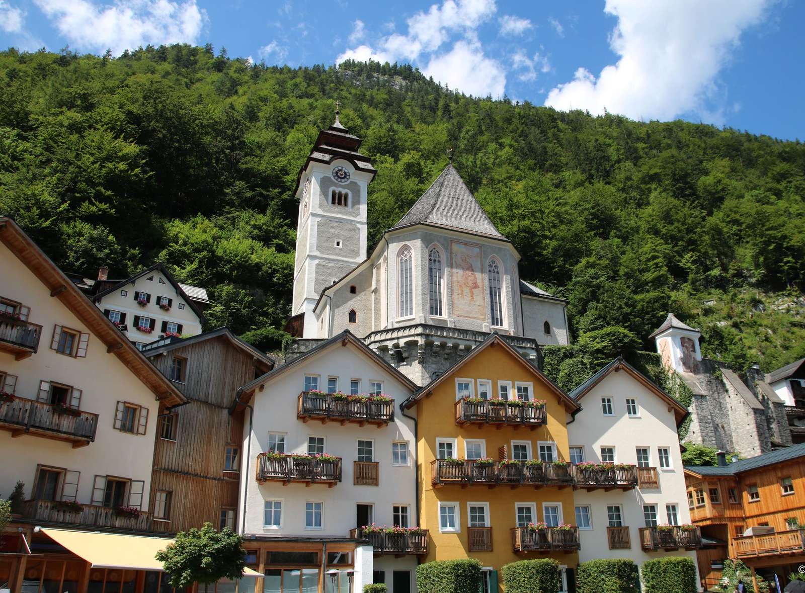 Hallstatt w Górnej Austrii puzzle online