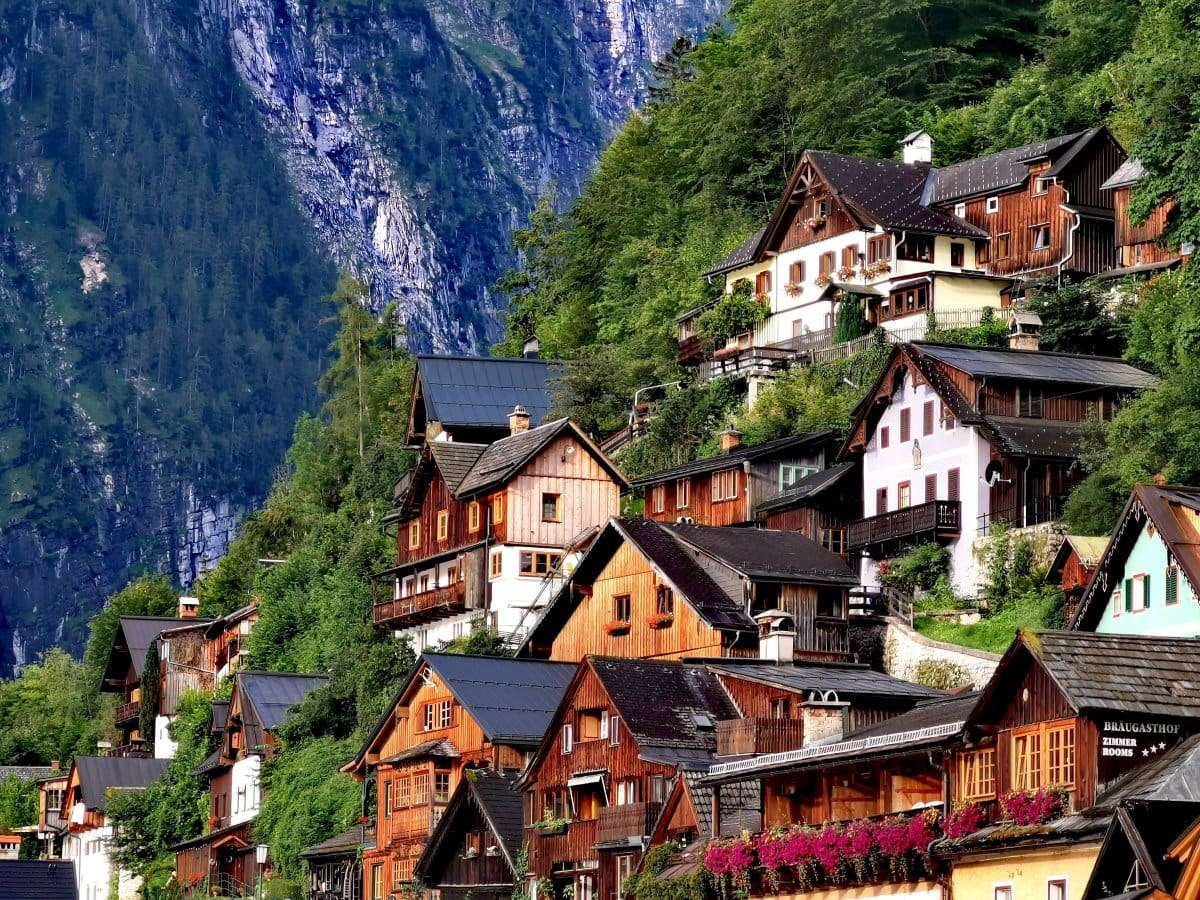 Hallstatt w Górnej Austrii puzzle online