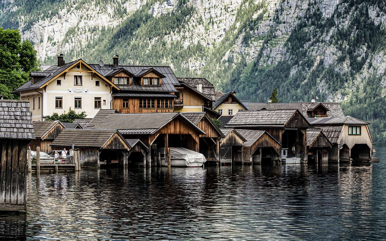 Hallstatt w Górnej Austrii puzzle online