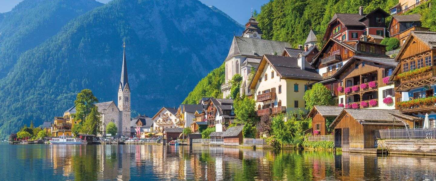 Hallstatt w Górnej Austrii puzzle online