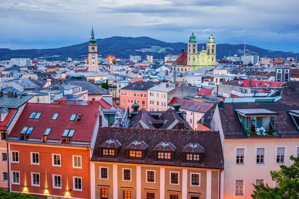 Linz w Górnej Austrii puzzle online