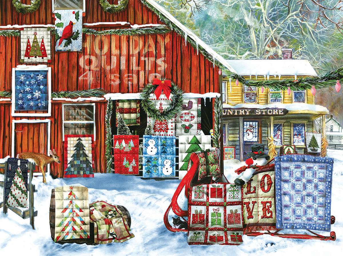 konkurs na kołdrę świąteczną puzzle online