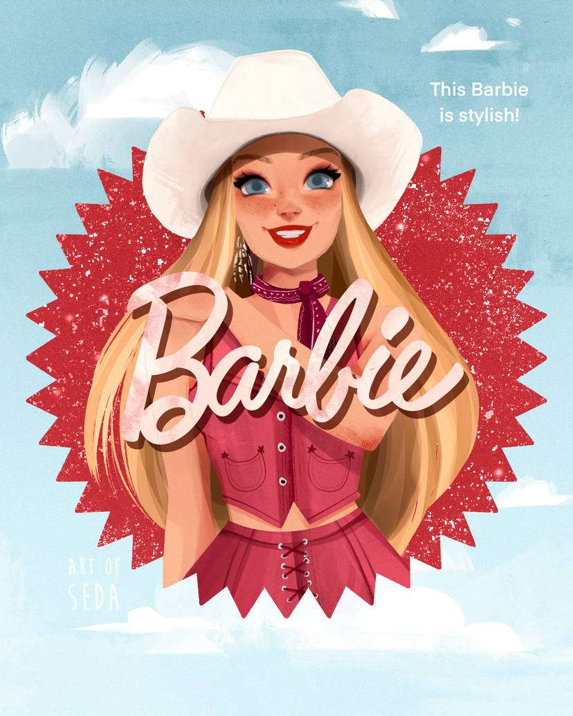 Ona jest Barbie puzzle online