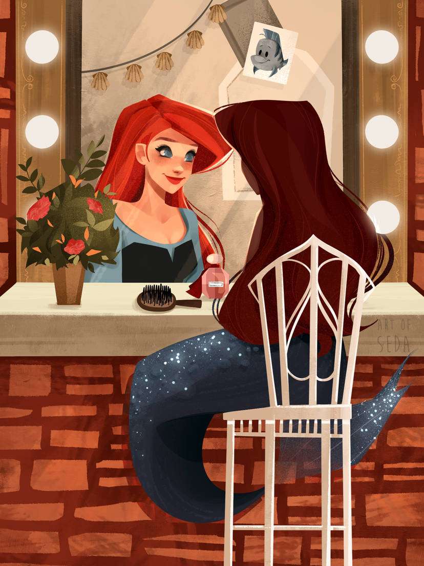 Odbicie Ariel puzzle online