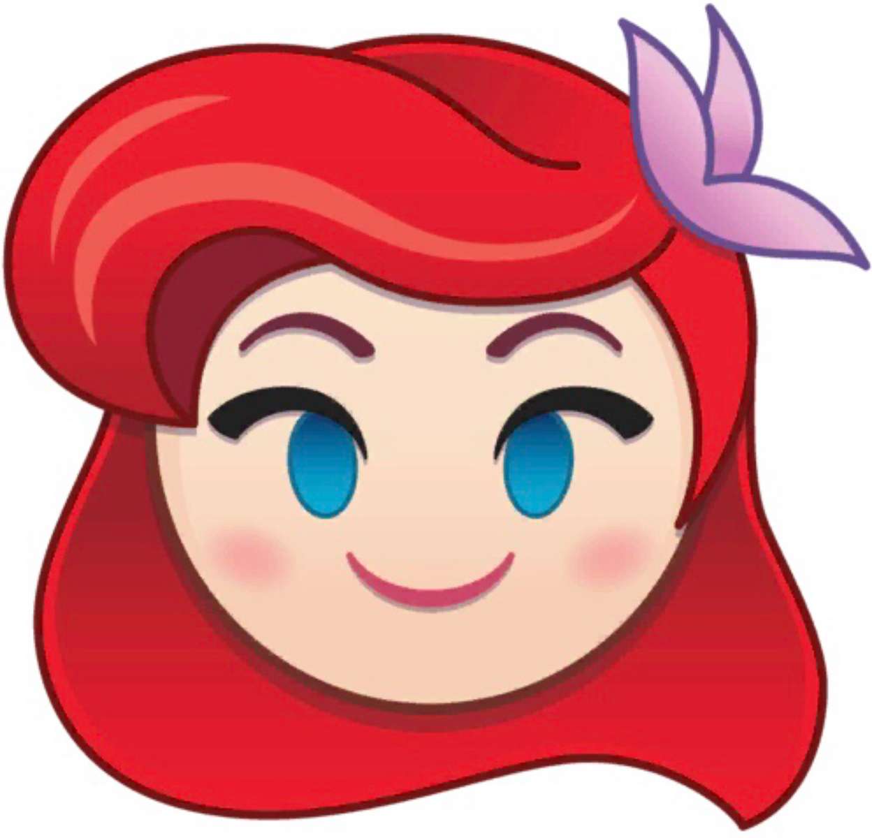 Emoji Ariel (animowany) ❤️❤️❤️❤️ puzzle online