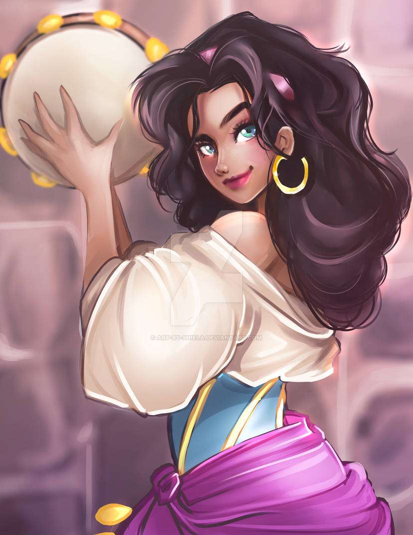 Bohaterka Disneya: Esmeralda puzzle online