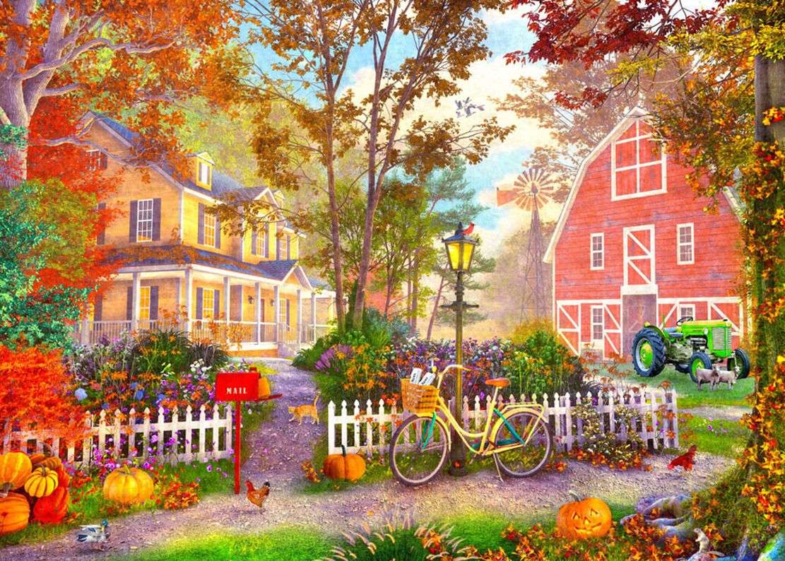 Autumn Farmhouse puzzle online