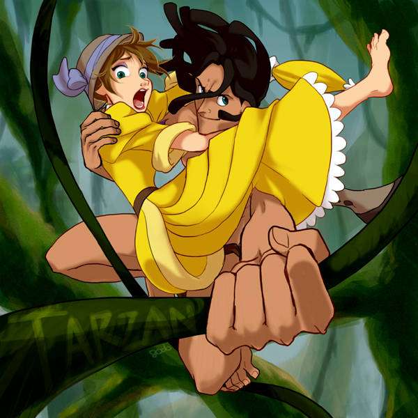 Tarzan i Jane puzzle online