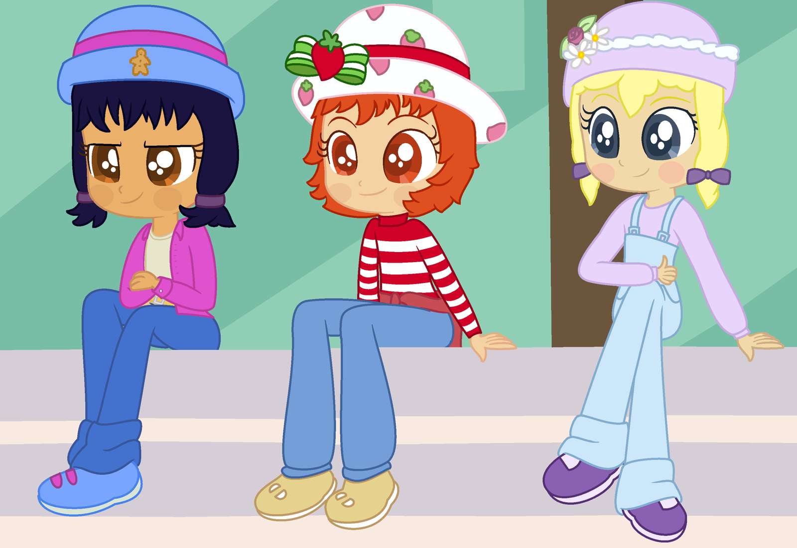 Mlp Eqg Puzzle Factory Dziewczyny puzzle online