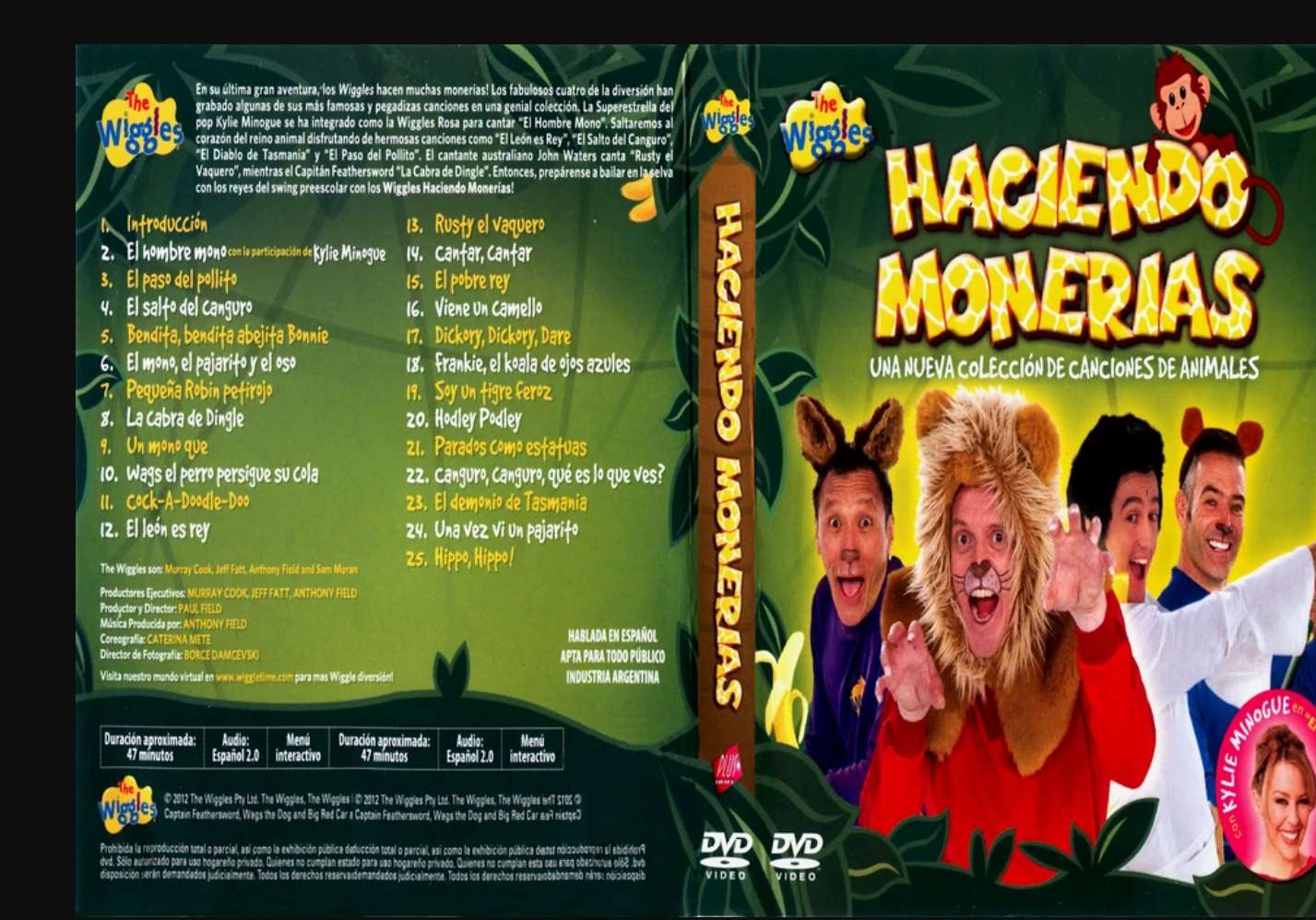 Hiszpańskie Wiggles Go Bananas DVD 2009 puzzle online