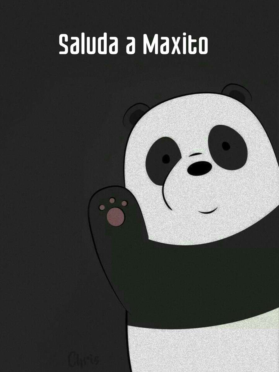 Panda pozdrawia! puzzle online