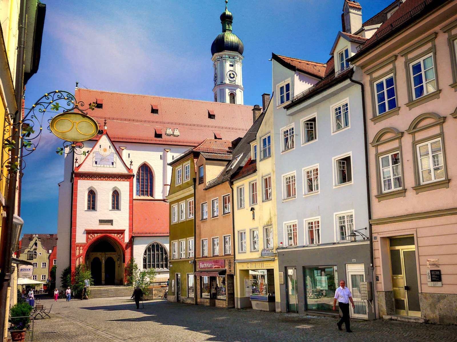 Urocze bawarskie miasteczko puzzle online