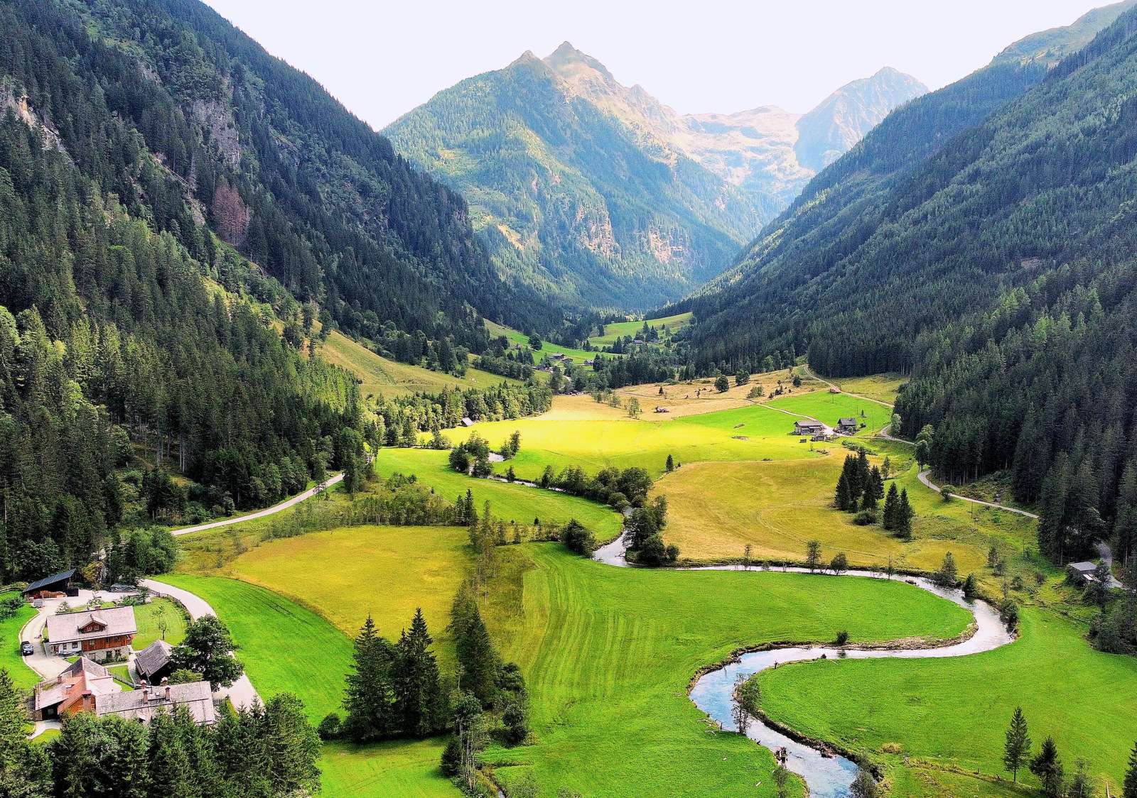 Alpejski krajobraz (Austria) puzzle online