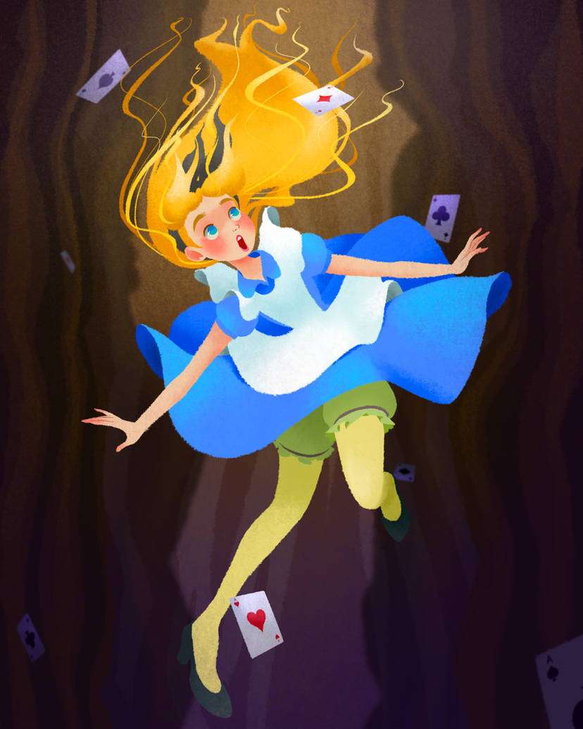 Alicja wpada do Krainy Czarów puzzle online