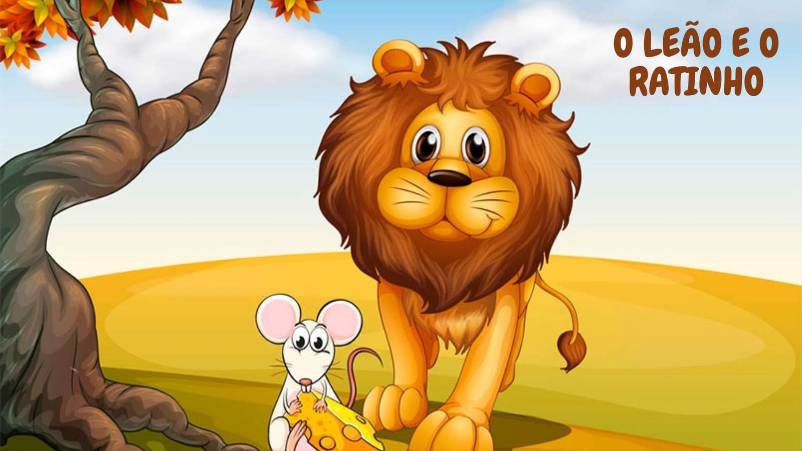 O leão e o ratinho puzzle online
