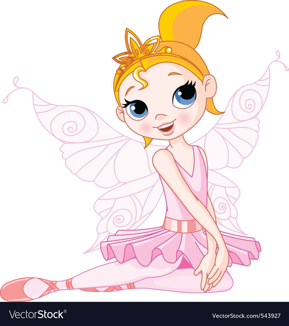 Fairy ballerina vector image puzzle online