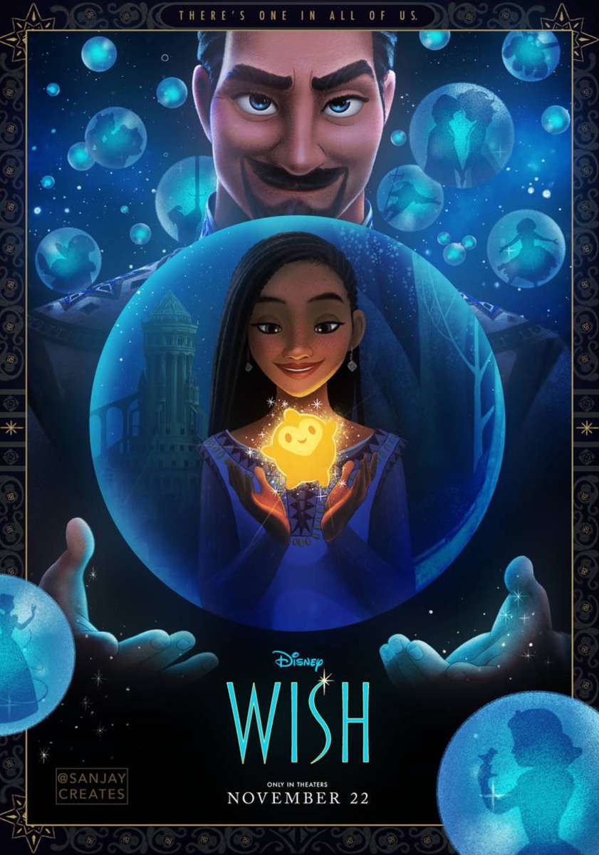 Życzenie Disneya (2023) Nowy plakat puzzle online