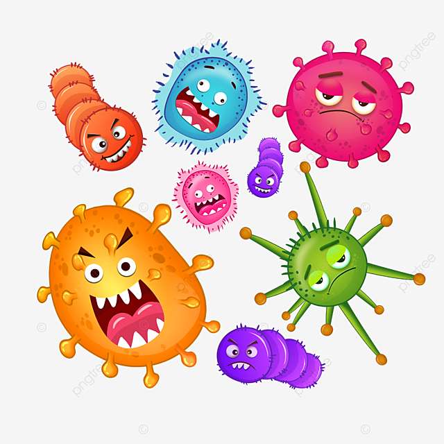 Wirus i bakteria puzzle online