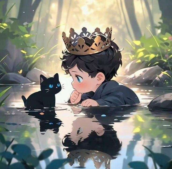 Król chłopca-kota puzzle online