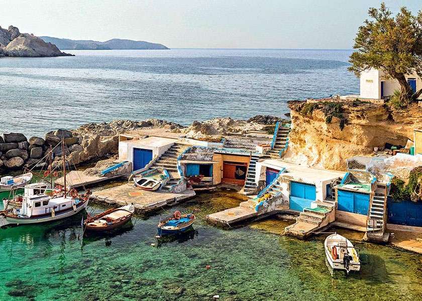 Greckie wybrzeże puzzle online