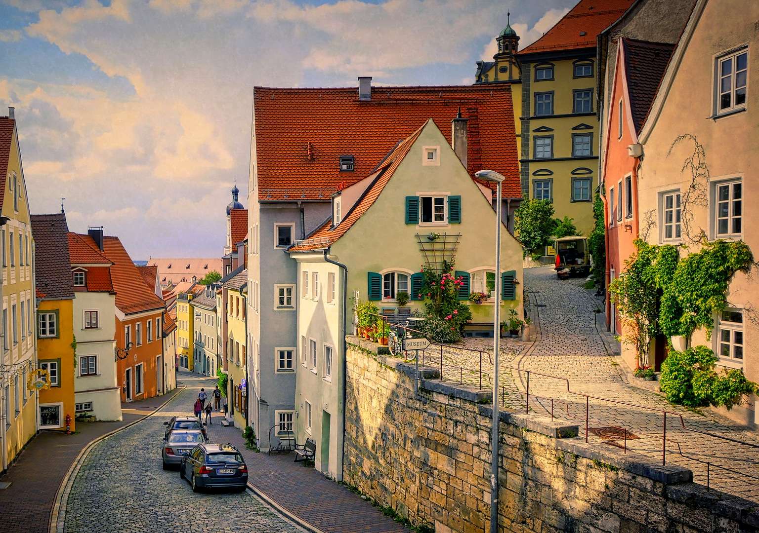 Landsberg - miasto pełne pięknych uliczek puzzle online