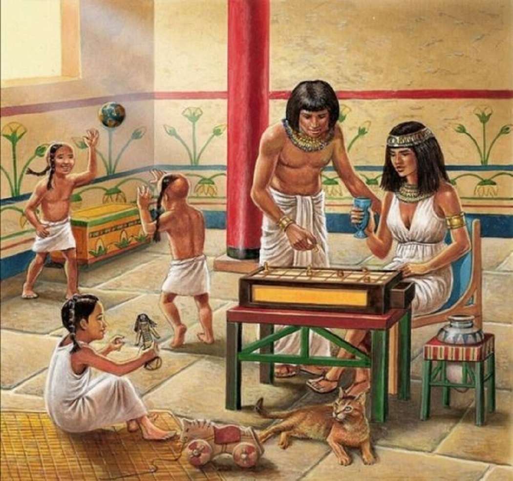 Rozrywka w starożytnym Egipcie puzzle online