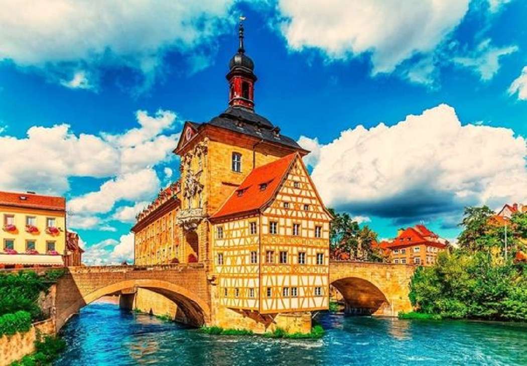 Ratusz w Bambergu - Niemcy puzzle online