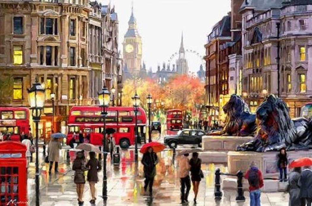 Trafalgar Square - Londyn (Legenda) puzzle online