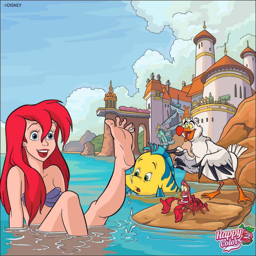 Ariel ma nogi puzzle online