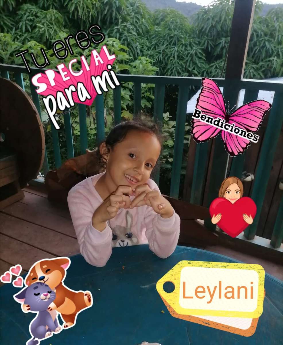 posiekaną Leylani puzzle online