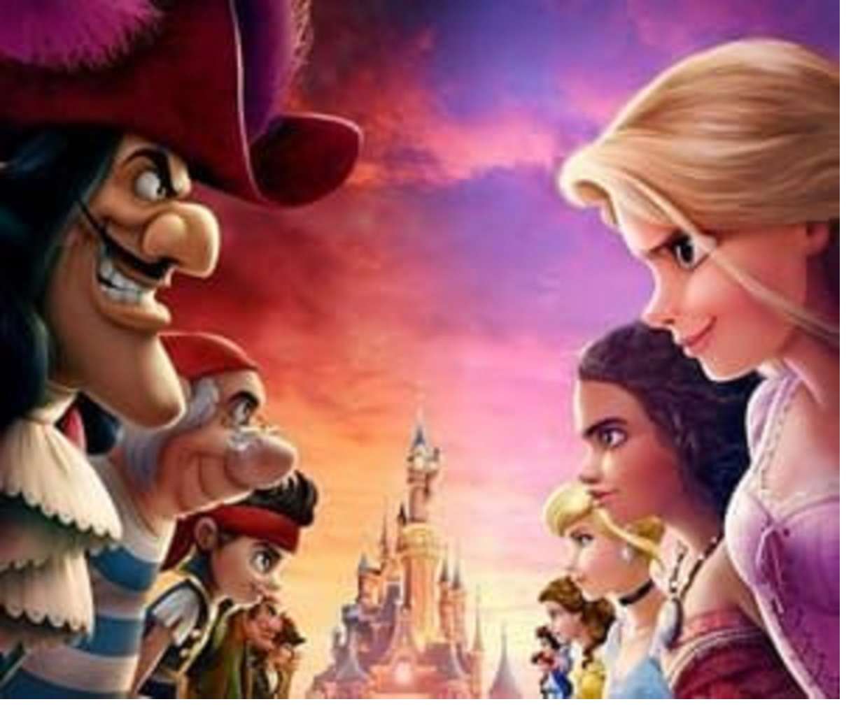 postacie Disneya puzzle online