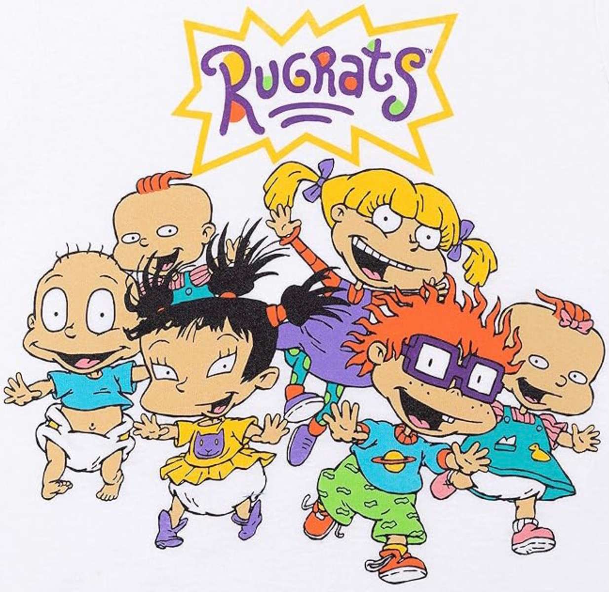 Bieg grupy Rugrats Gang puzzle online