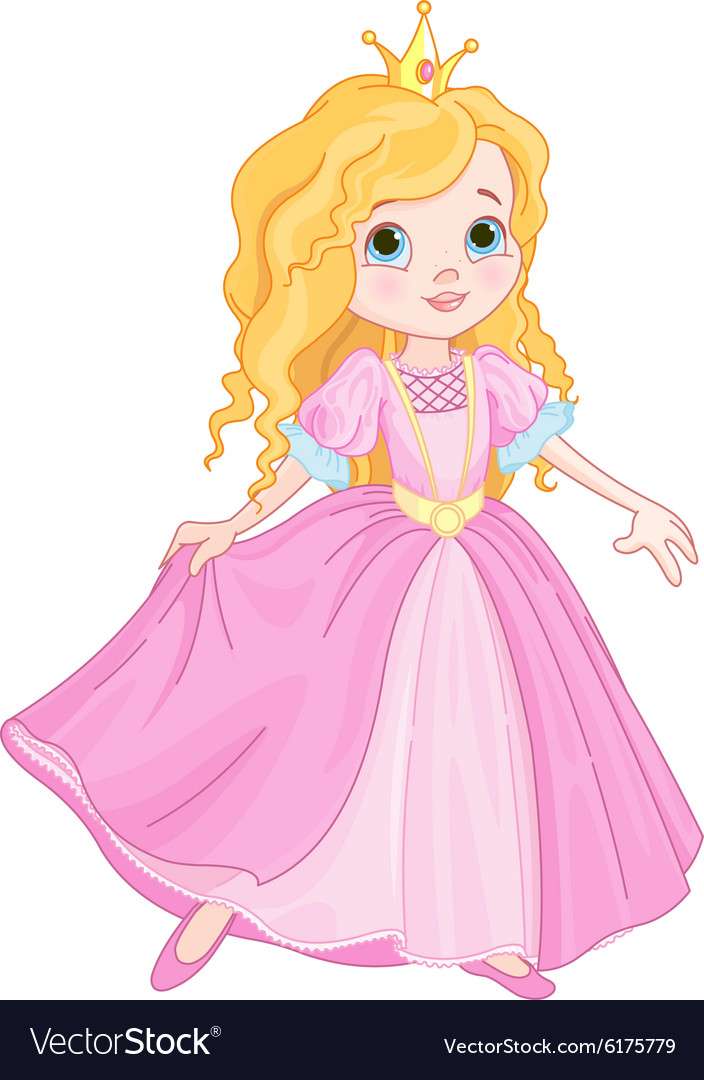 Princess vector image puzzle online