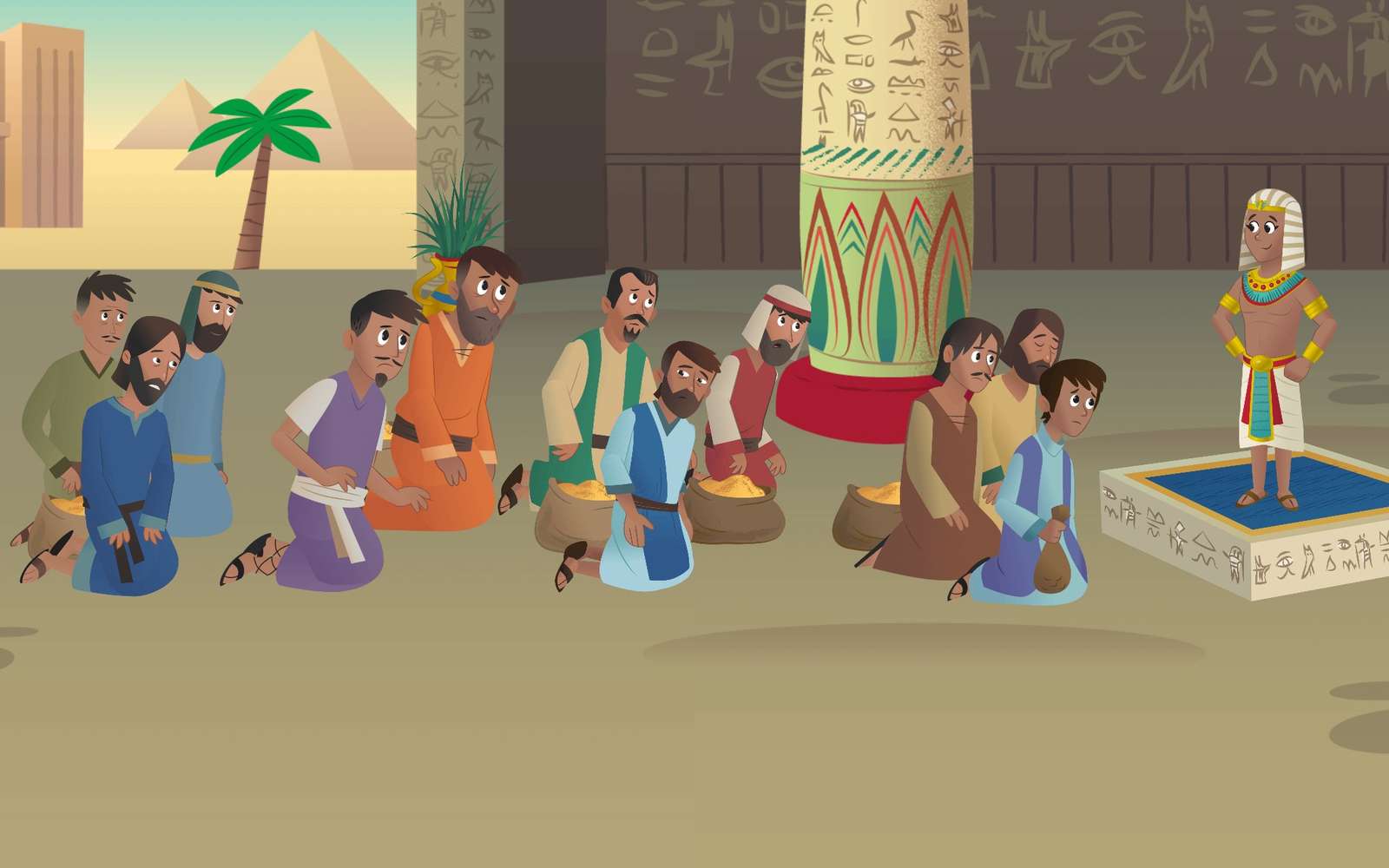 Egipt apostołów puzzle online