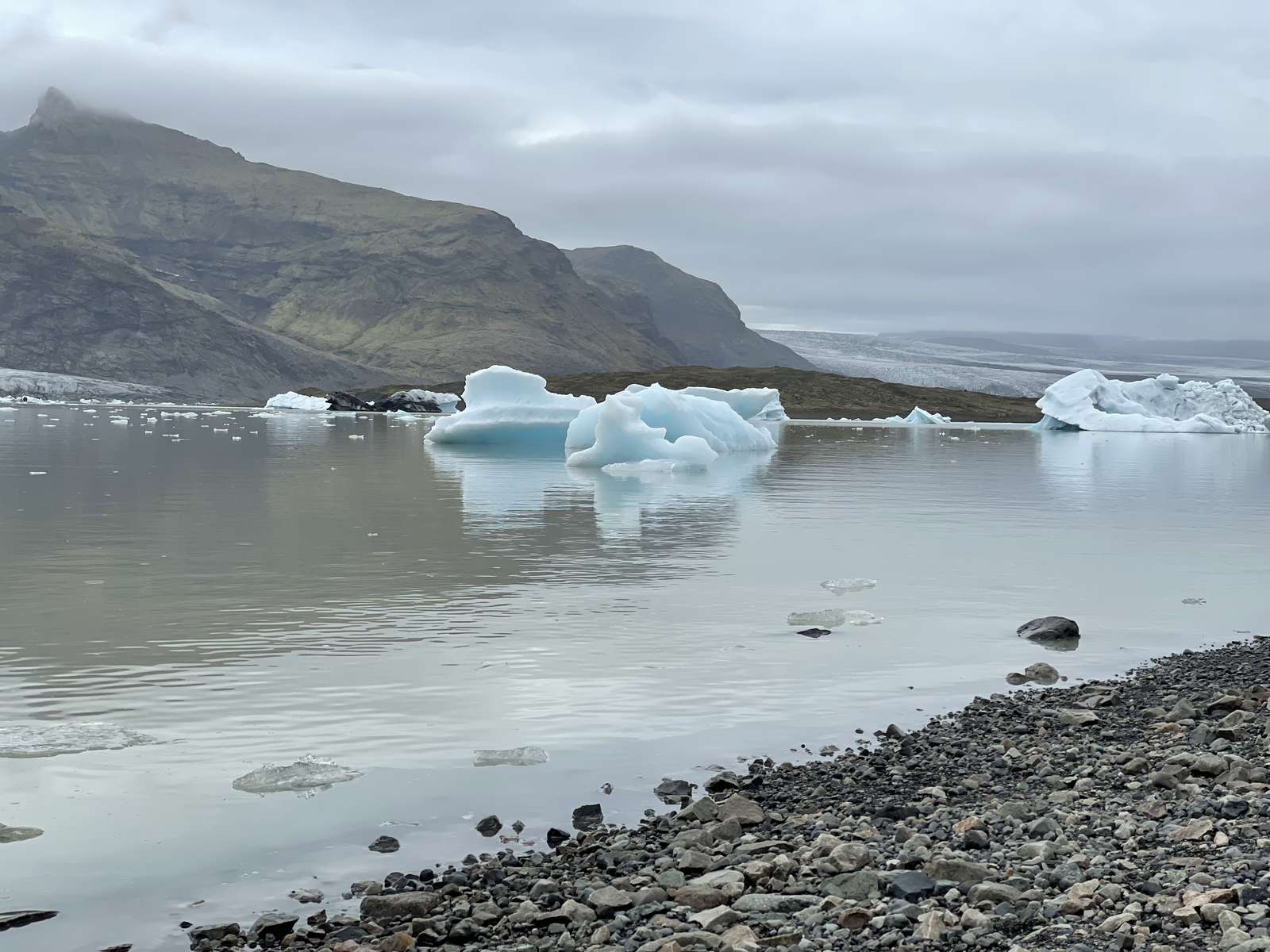 Islandia - jezioro lodowcowe puzzle online