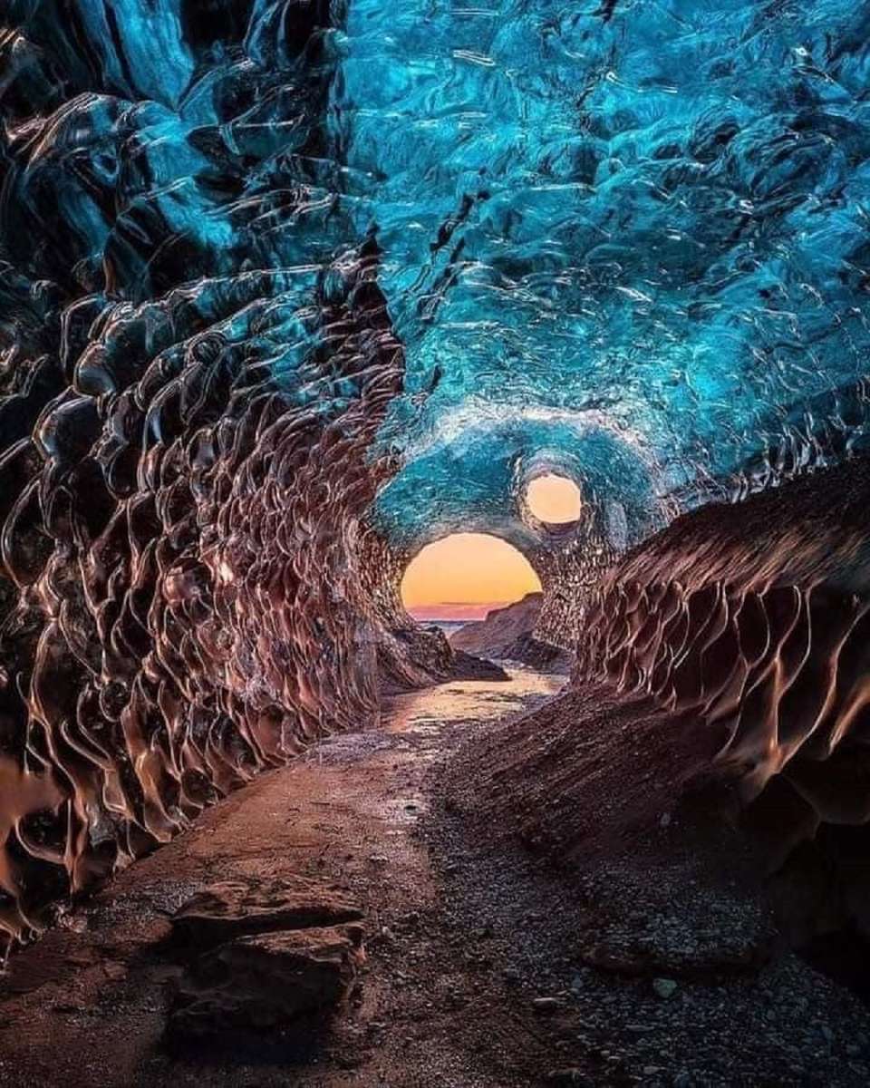 Jaskinia Lodowa – Islandia puzzle online