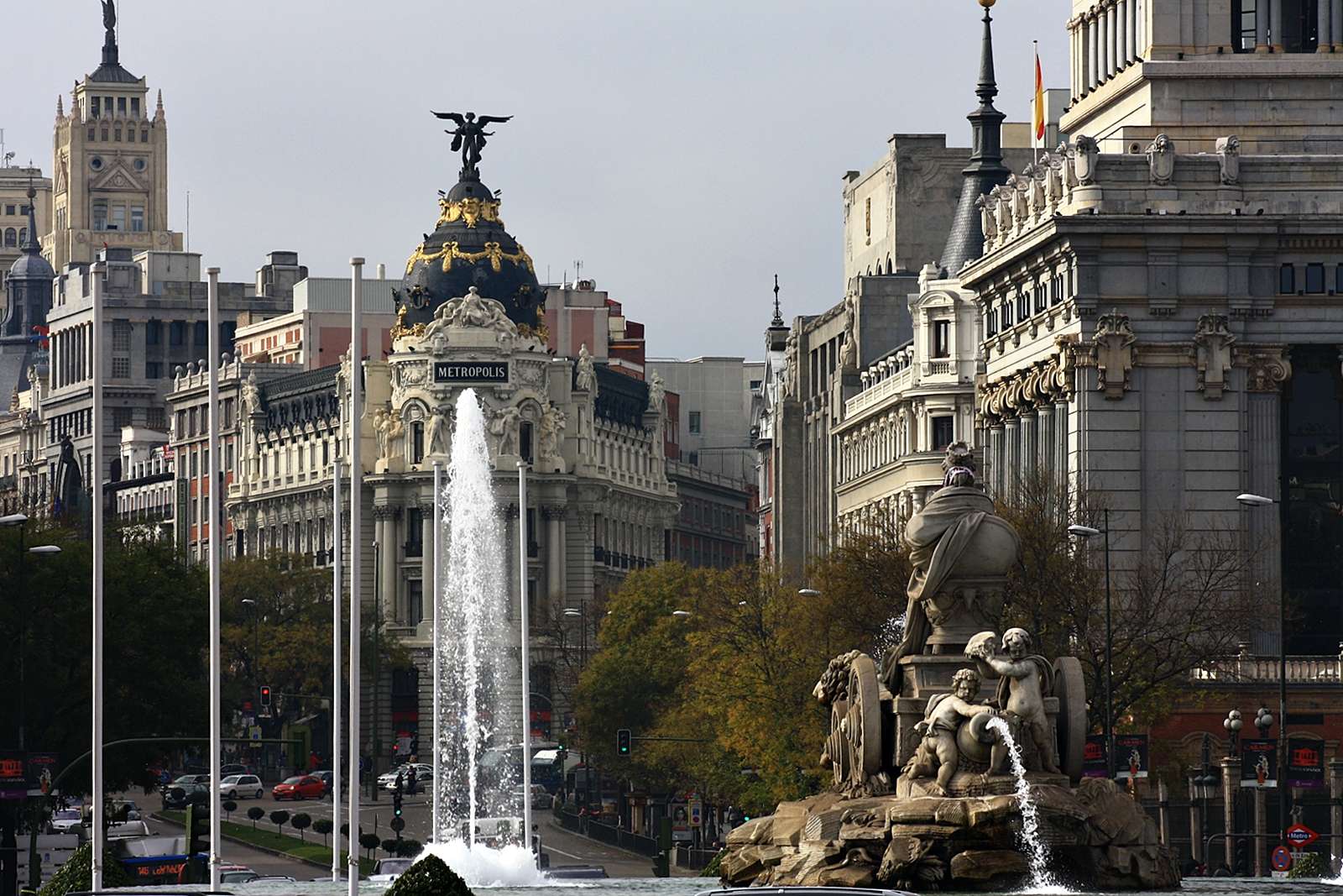 Plac de Cibeles w Madrycie puzzle online