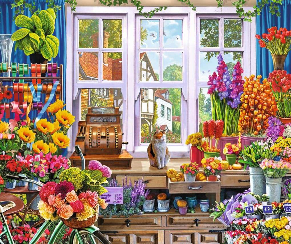 Kwiaciarnia puzzle online