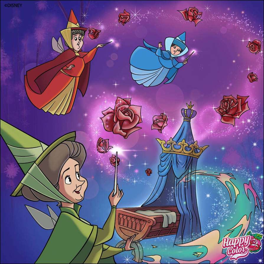 Księżniczka Aurora otrzymuje prezenty puzzle online
