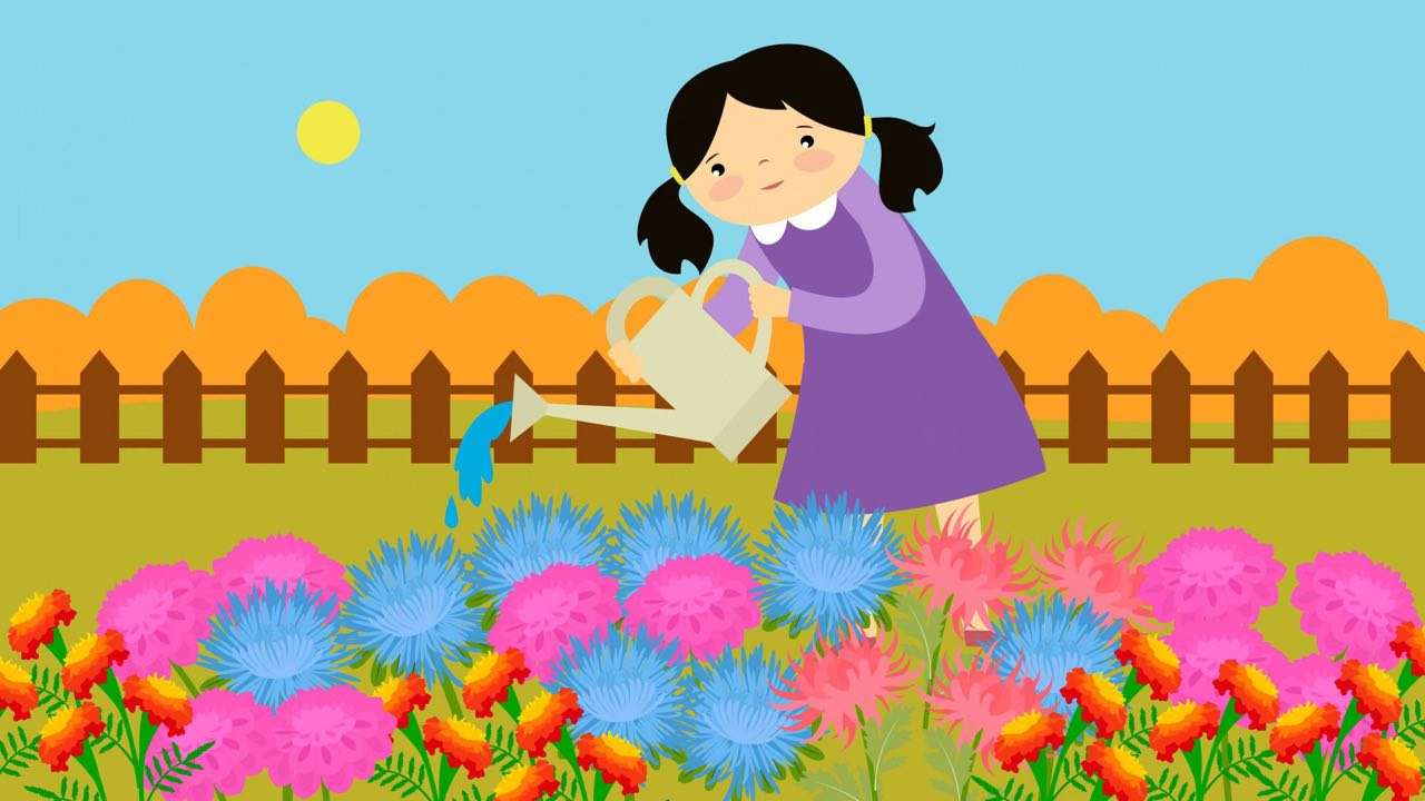 Jesień daje nam kwiaty puzzle online