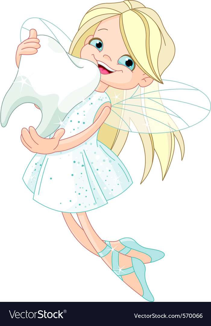 Tooth fairy vector image puzzle online