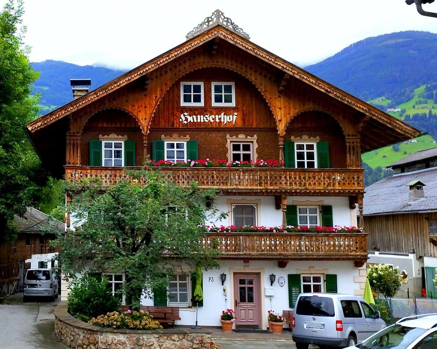 Wakacyjny pensjonat w Fügen (Tyrol, Austria) puzzle online