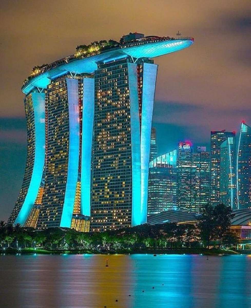 Hotel Marina Bay Sands - Singapur puzzle online
