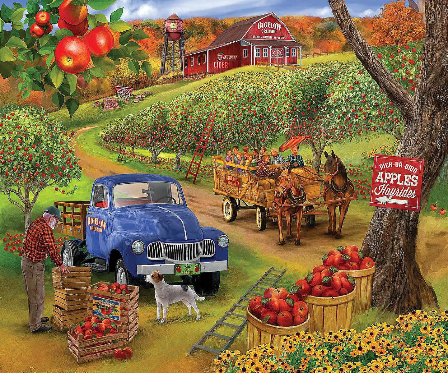 Sunsout Zbierz własne jabłka puzzle online