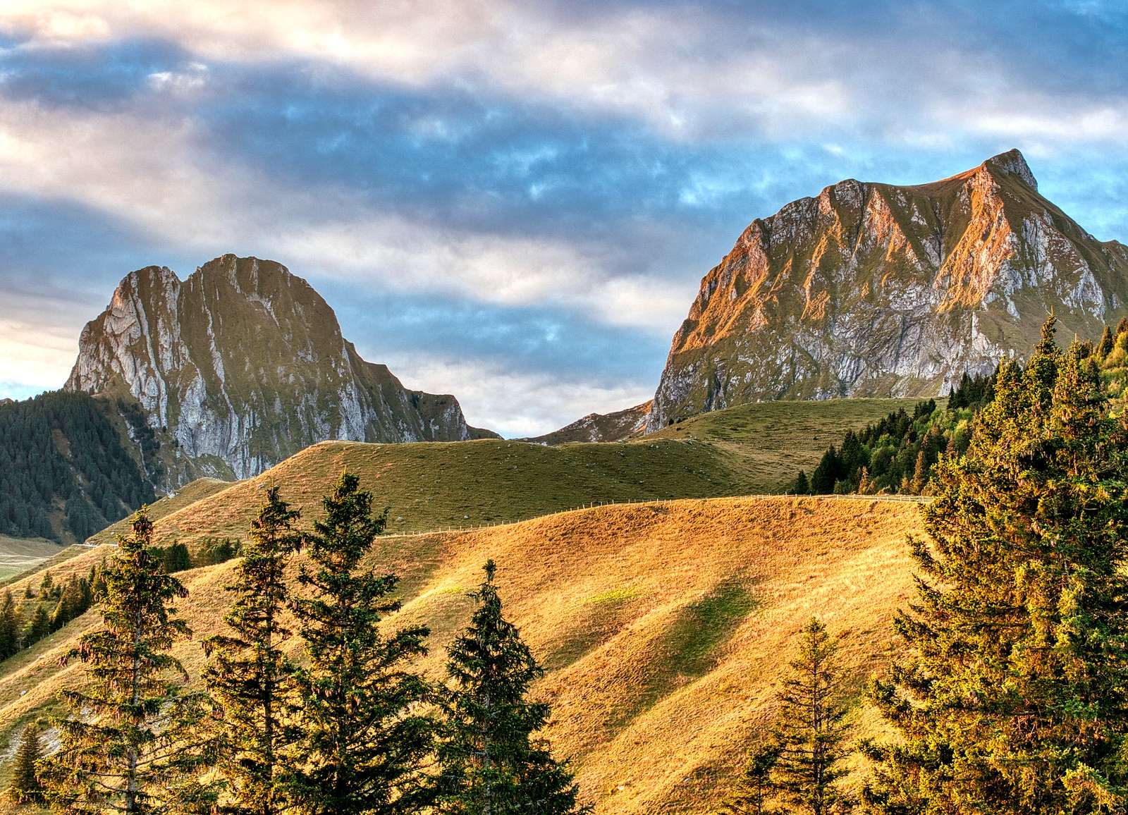 Krajobraz górski - Szwajcaria puzzle online