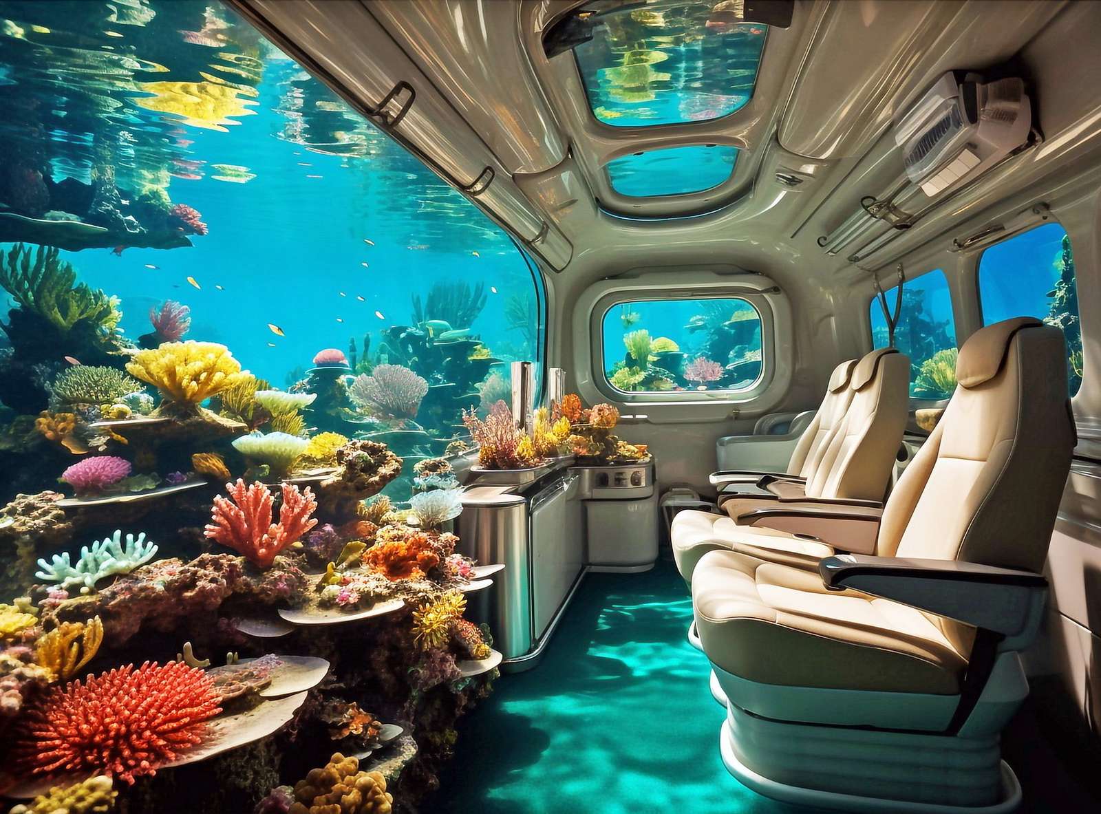 Podwodna łódź marzeń puzzle online