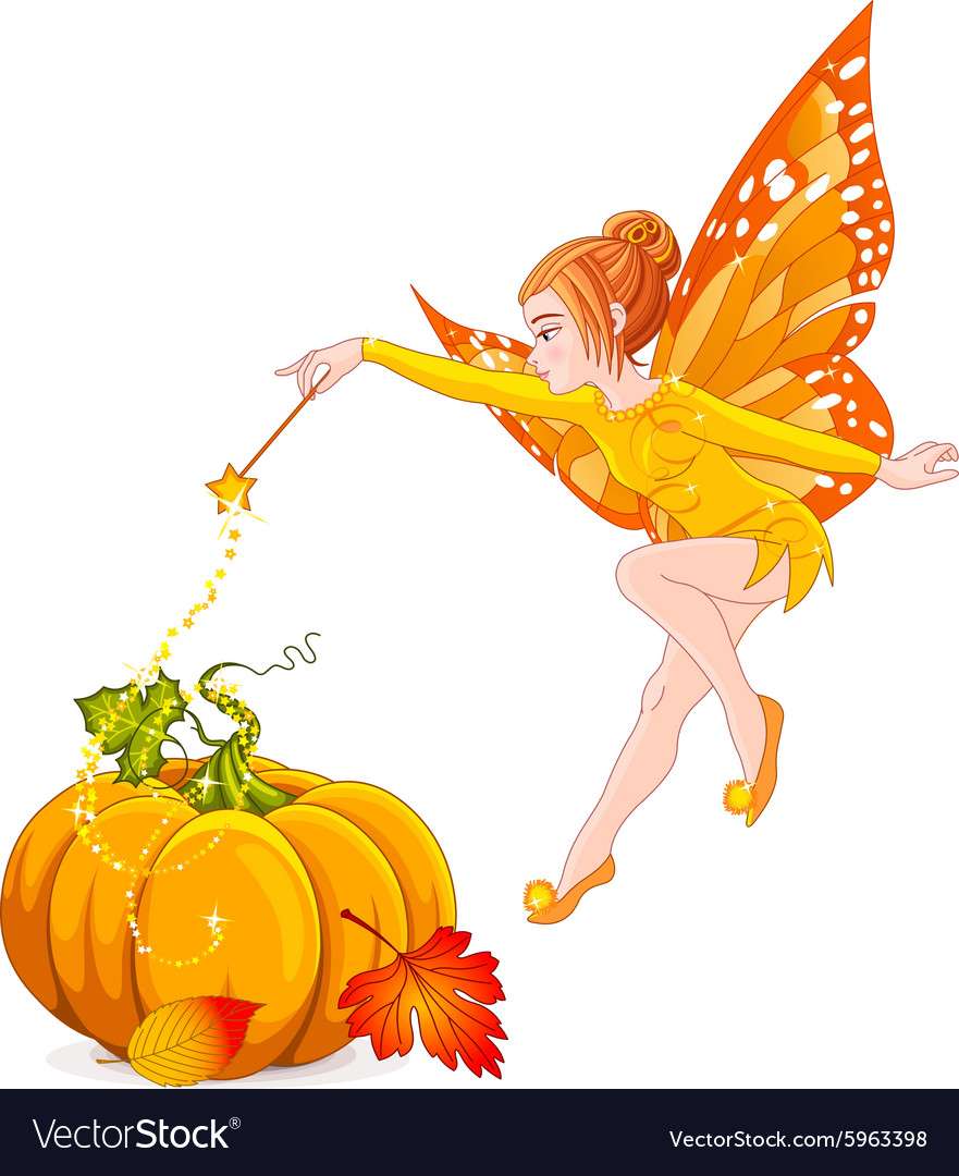 Magic fairy vector image puzzle online